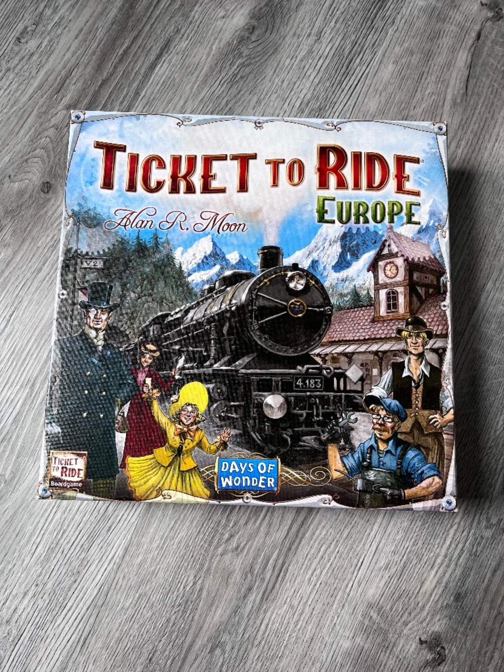 Days of Wonder Ticket to Ride Europe Board Game Alan R Moon Strategy Train Game